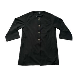 Dennis Basso Black Long Sleeves Jacket Size 12